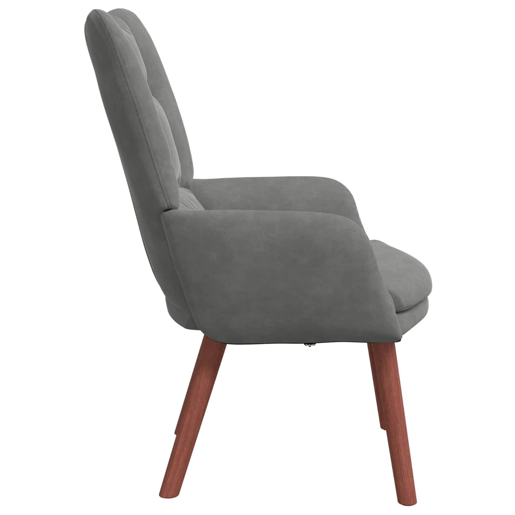 sillón Gris oscuro 63 x 67 x 94 cm Terciopelo