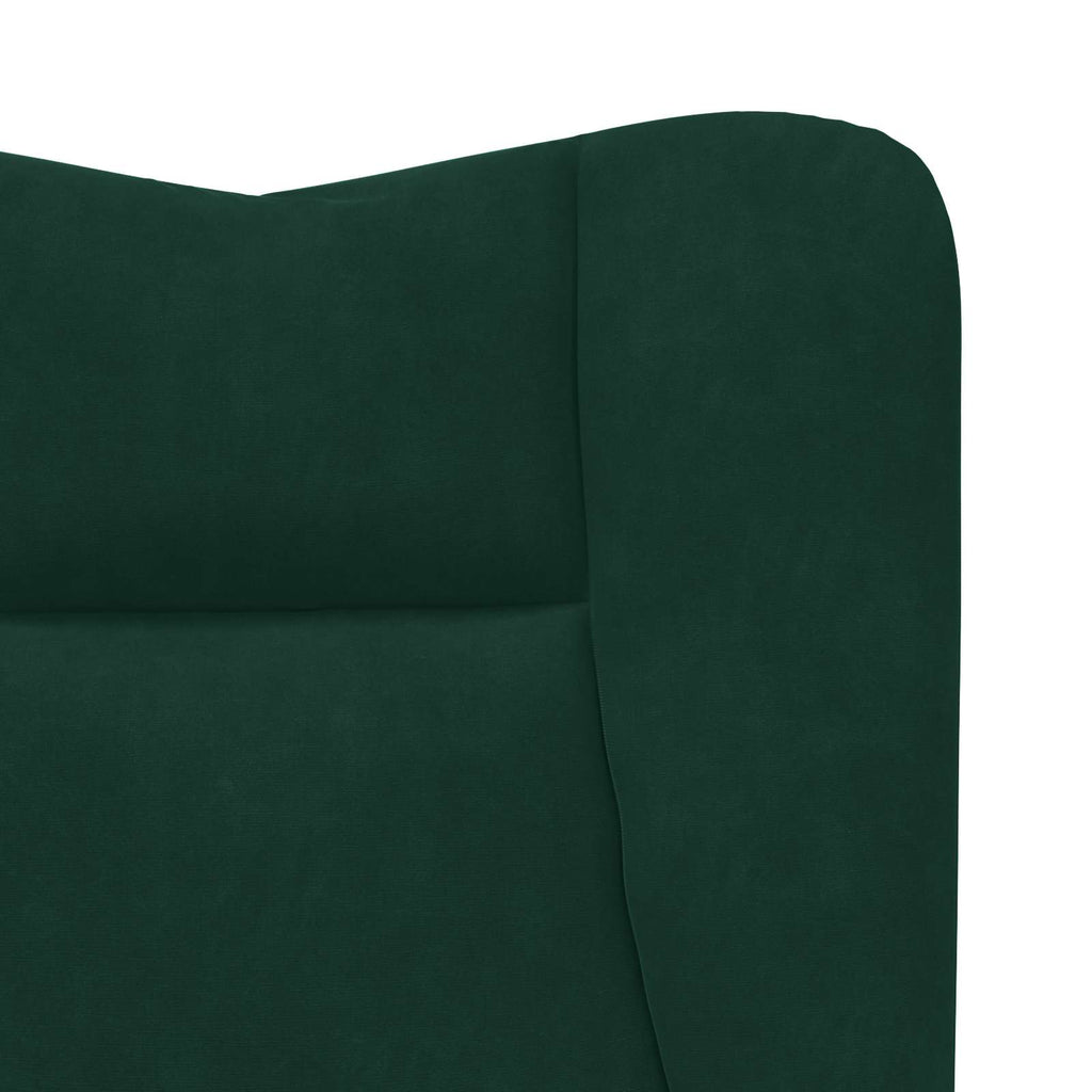 sillón Verde oscuro 63 x 67 x 94 cm Terciopelo