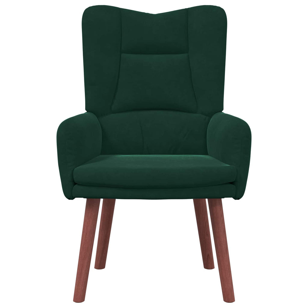 sillón Verde oscuro 63 x 67 x 94 cm Terciopelo