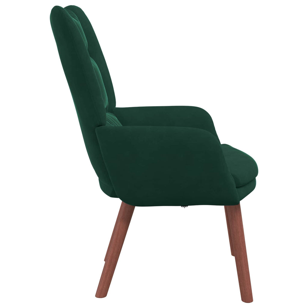 sillón Verde oscuro 63 x 67 x 94 cm Terciopelo