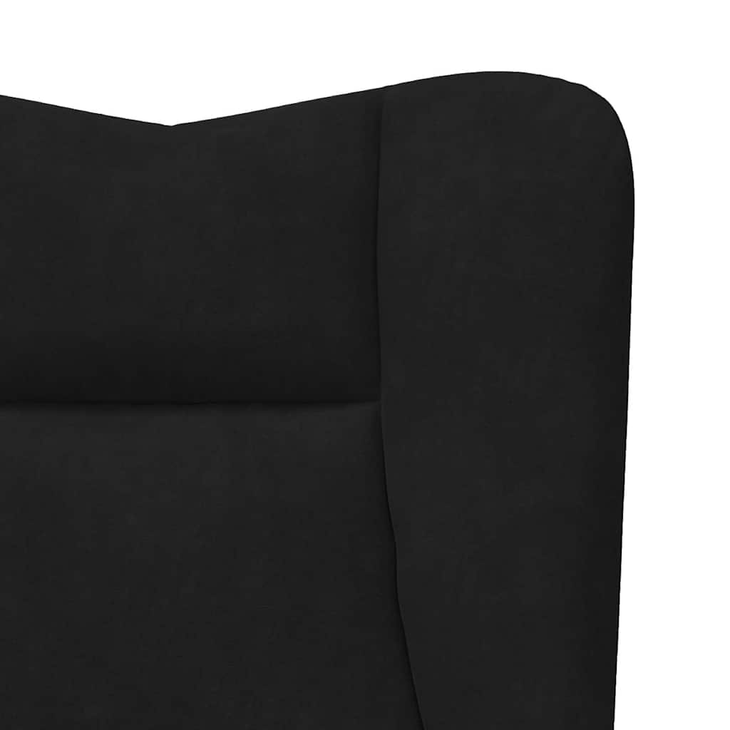 sillón Negro 63 x 67 x 94 cm Terciopelo