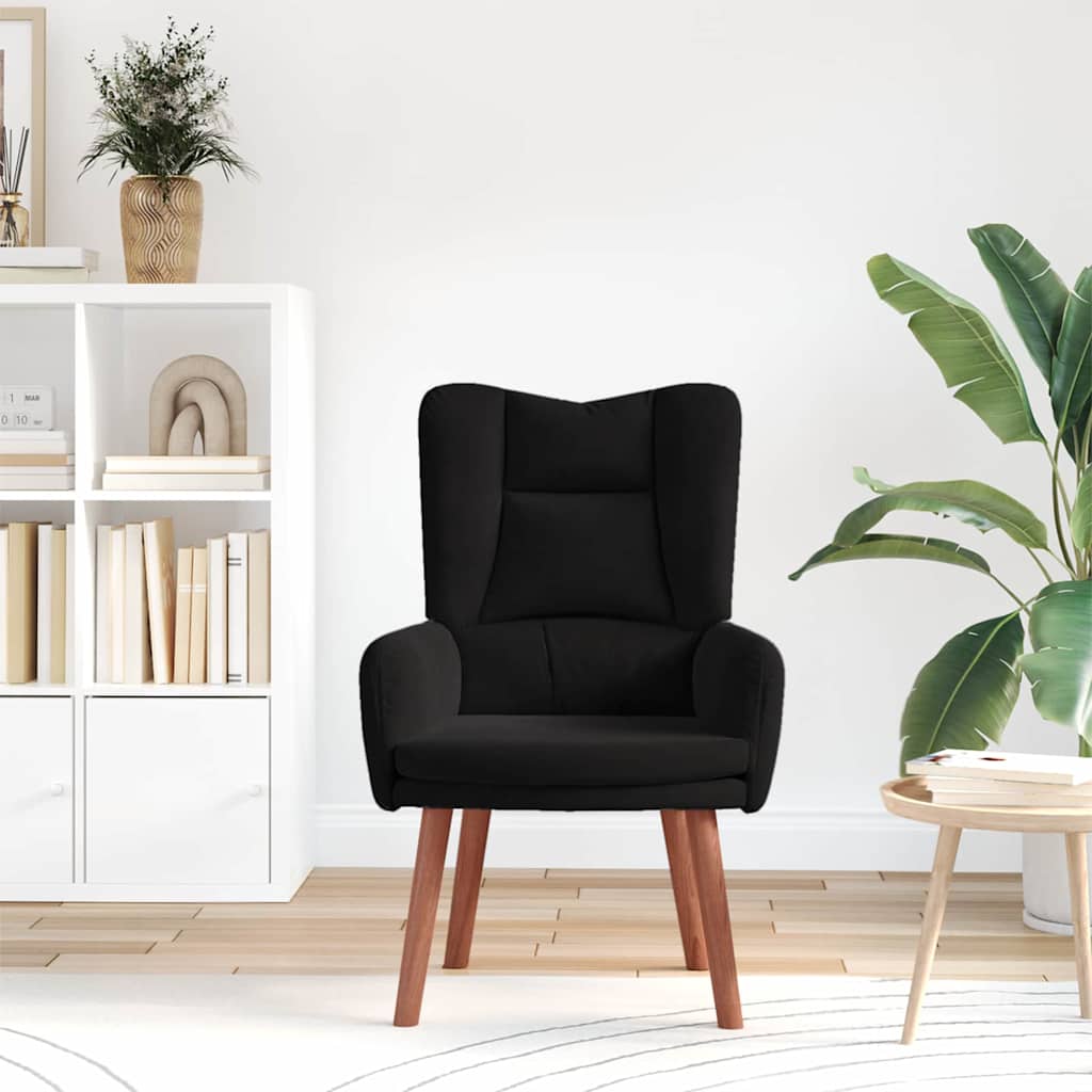 sillón Negro 63 x 67 x 94 cm Terciopelo