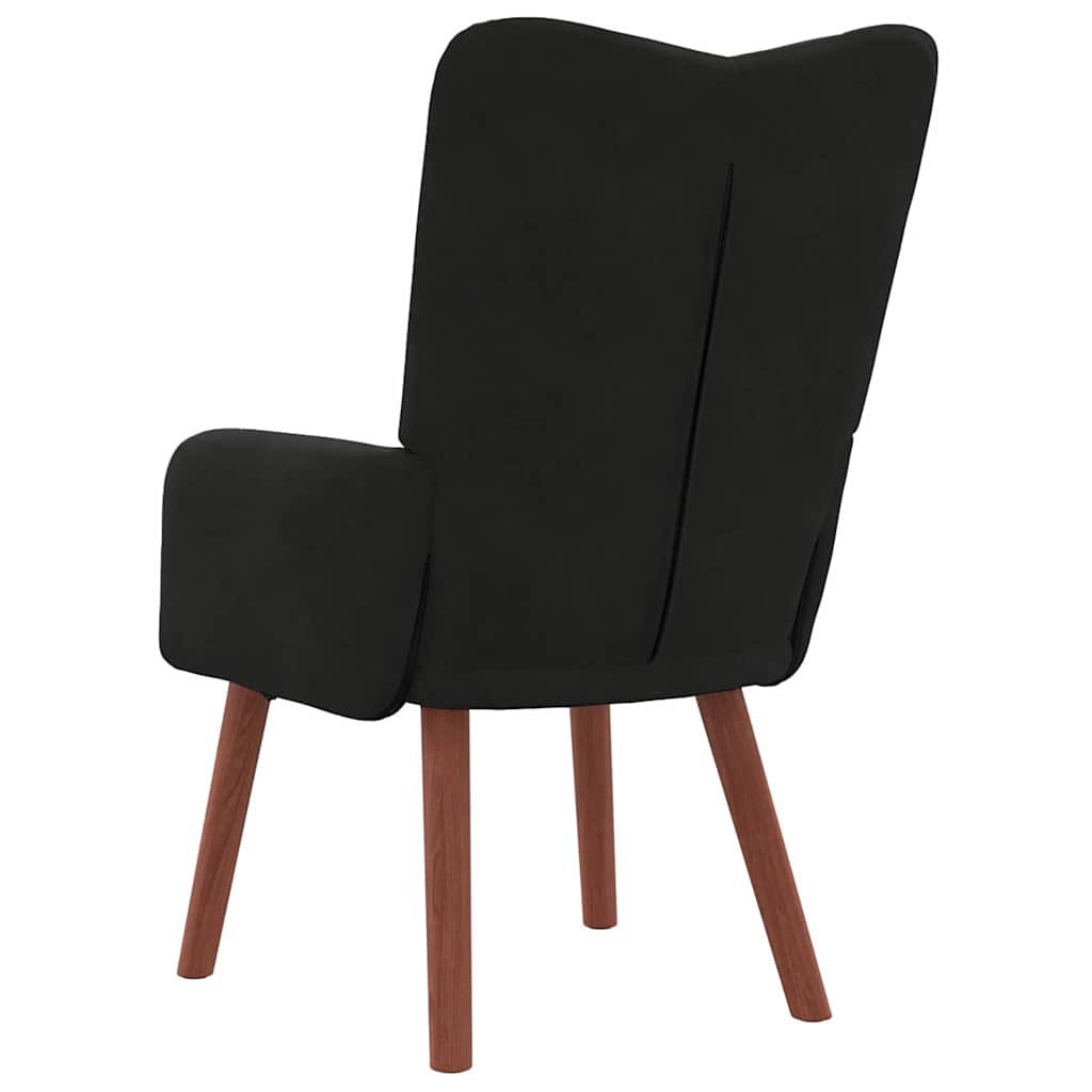 sillón Negro 63 x 67 x 94 cm Terciopelo