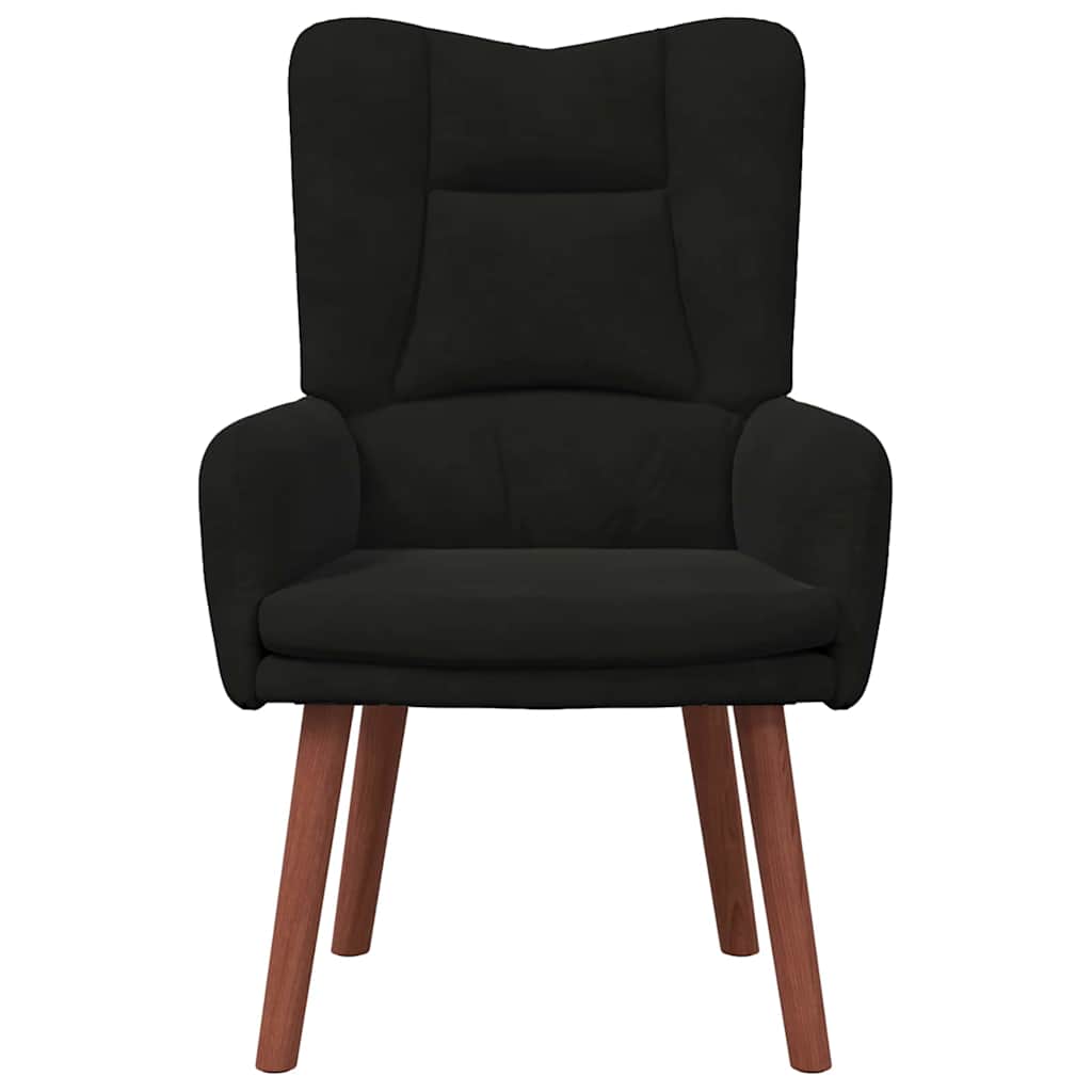 sillón Negro 63 x 67 x 94 cm Terciopelo