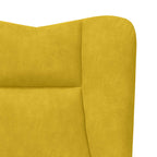 sillón Amarillo 63 x 67 x 94 cm Terciopelo