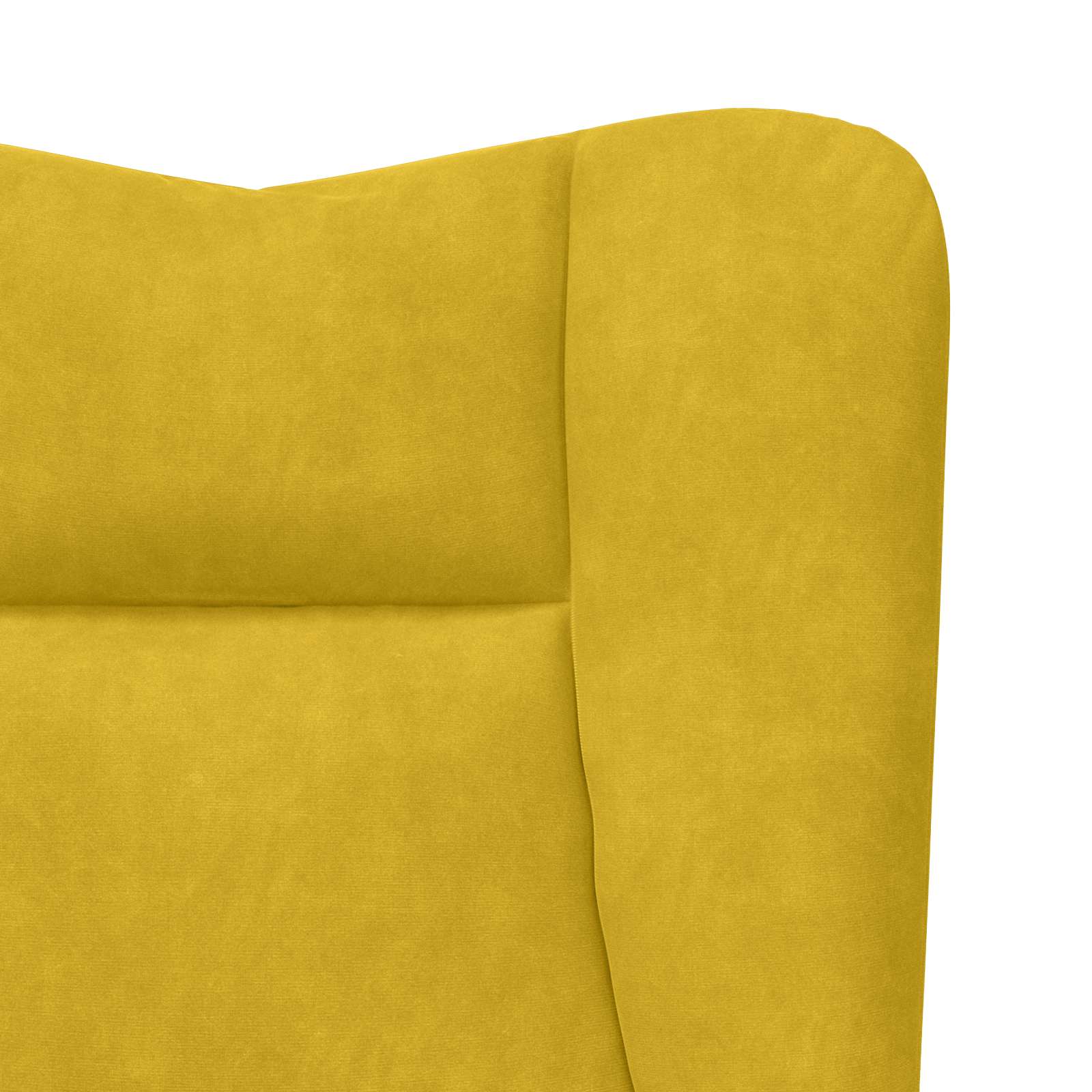 sillón Amarillo 63 x 67 x 94 cm Terciopelo