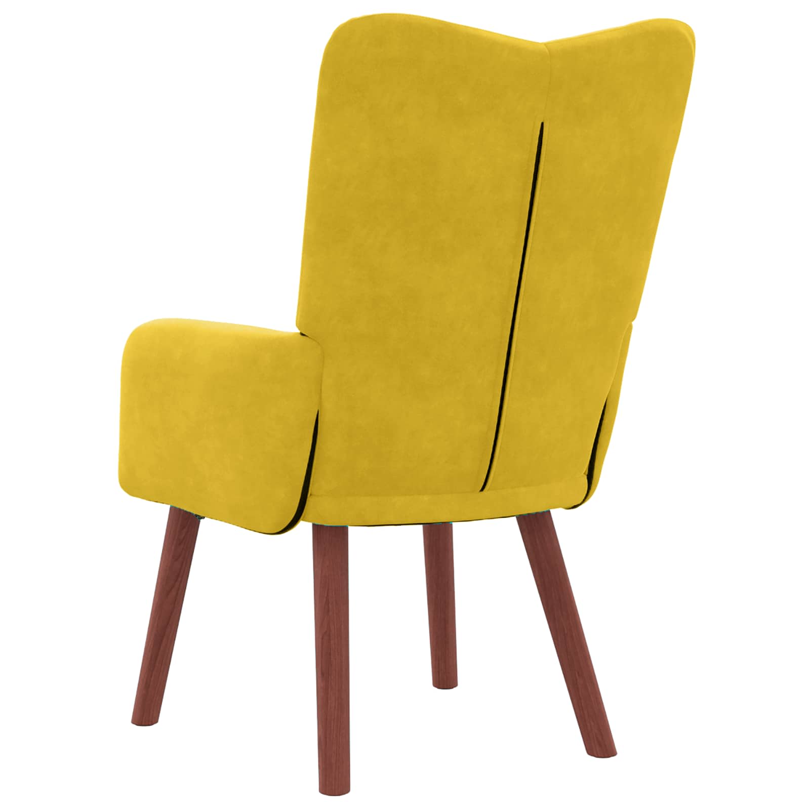 sillón Amarillo 63 x 67 x 94 cm Terciopelo