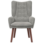 sillón Gris Claro 63 x 67 x 94 cm Terciopelo