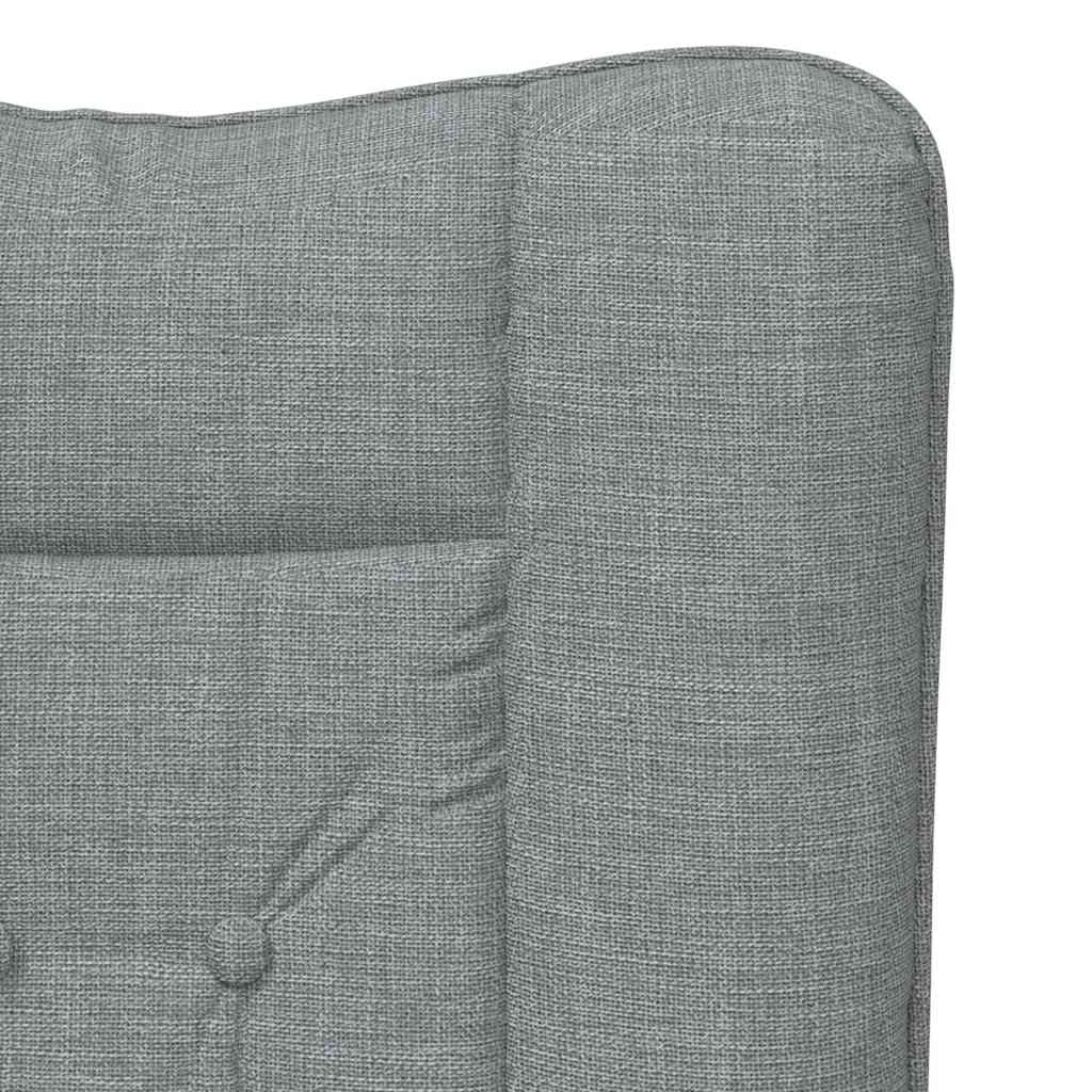 sillón Gris Claro 63 x 67 x 94 cm Tela y contrachapado