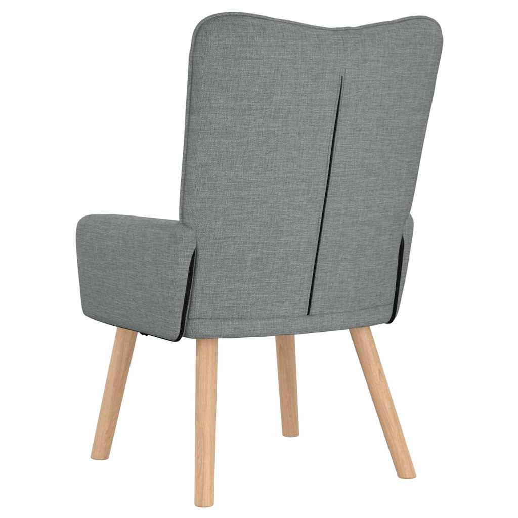 sillón Gris Claro 63 x 67 x 94 cm Tela y contrachapado