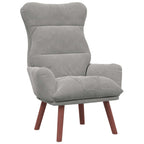 sillón Gris Claro 69 x 74 x 93 cm Terciopelo
