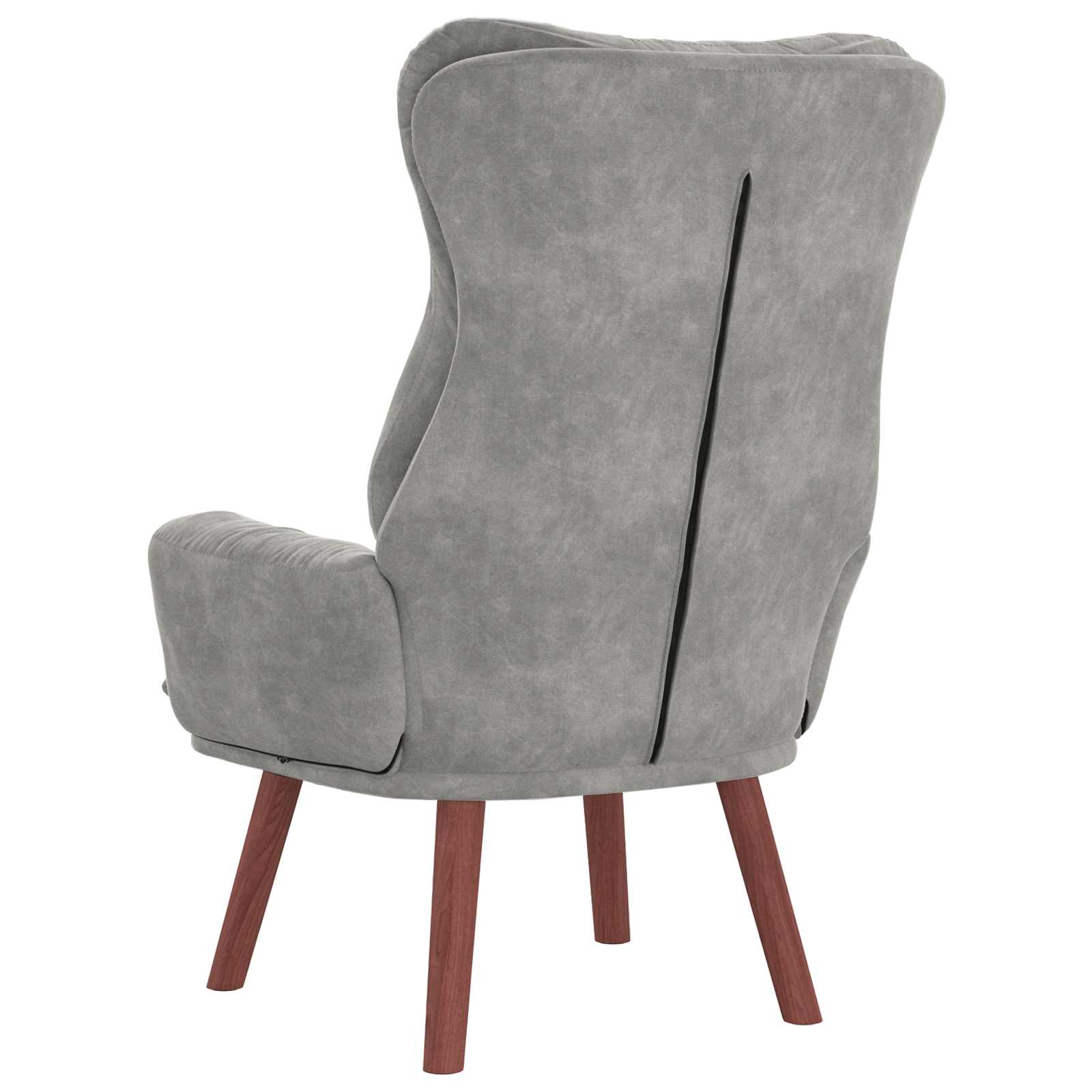 sillón Gris Claro 69 x 74 x 93 cm Terciopelo