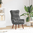 sillón Gris oscuro 69 x 74 x 93 cm Terciopelo
