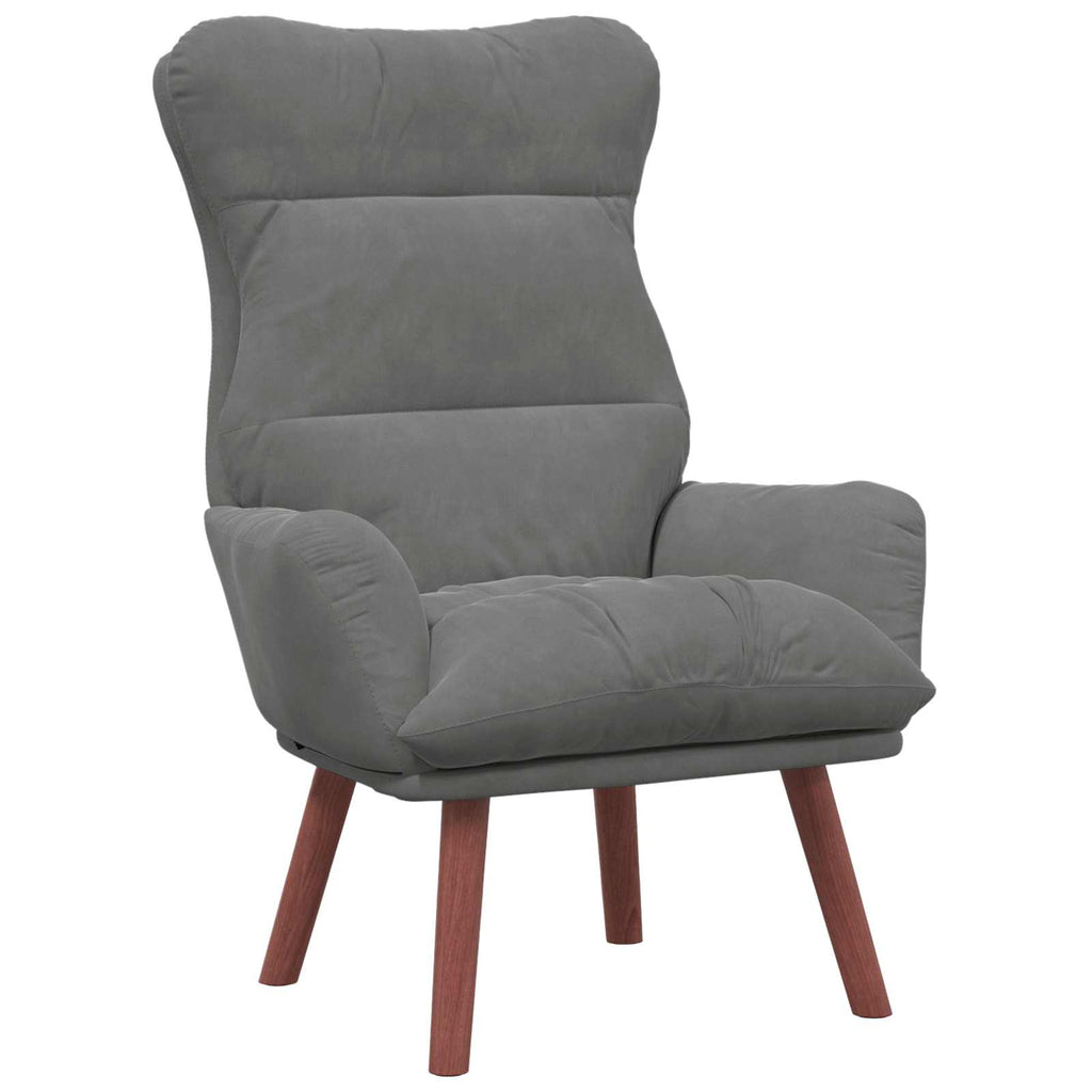 sillón Gris oscuro 69 x 74 x 93 cm Terciopelo
