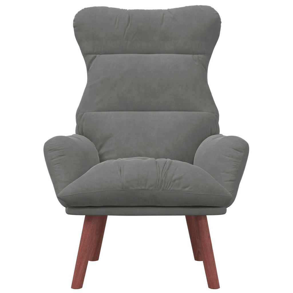 sillón Gris oscuro 69 x 74 x 93 cm Terciopelo