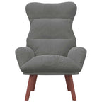 sillón Gris oscuro 69 x 74 x 93 cm Terciopelo