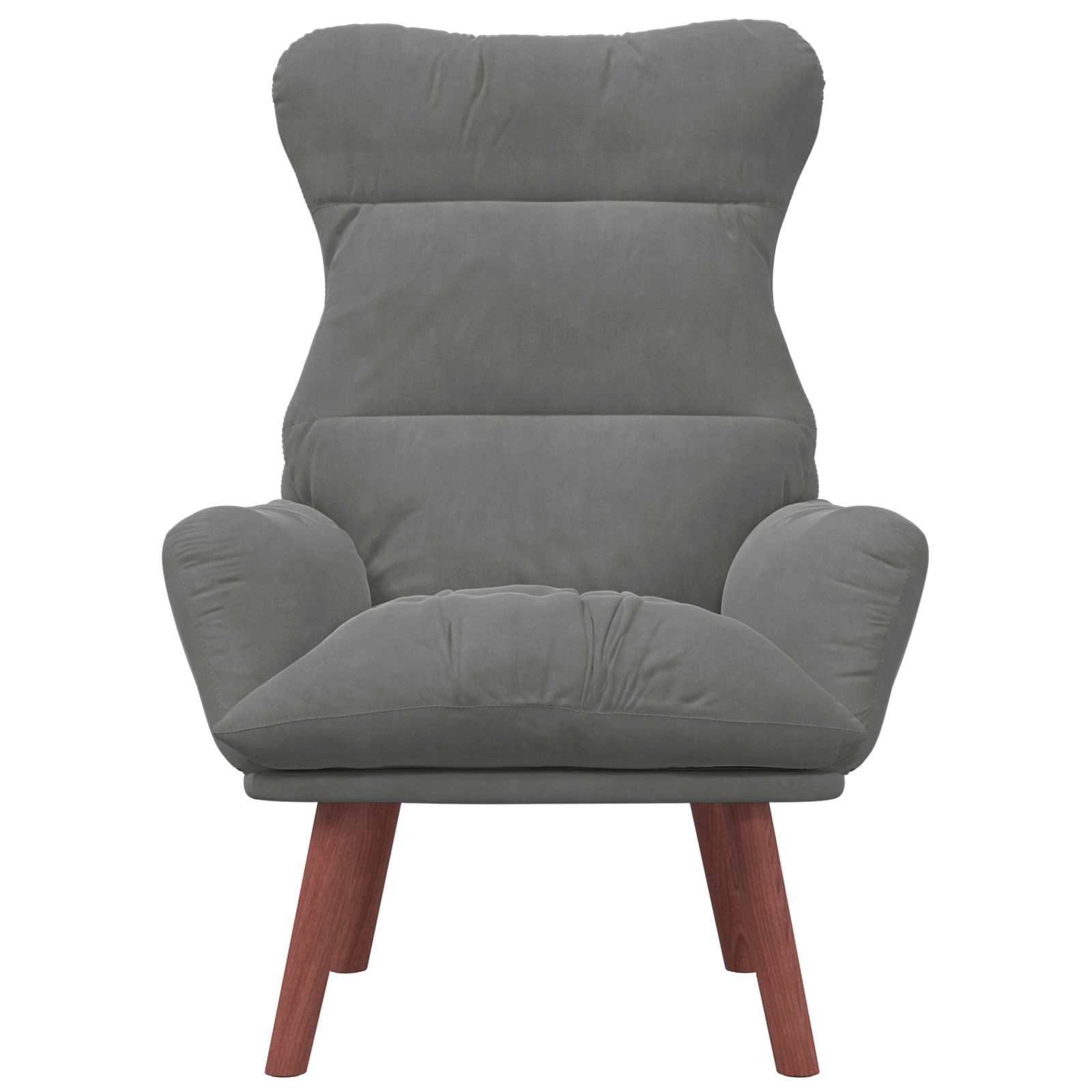sillón Gris oscuro 69 x 74 x 93 cm Terciopelo