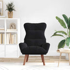 sillón Negro 69 x 74 x 93 cm Terciopelo