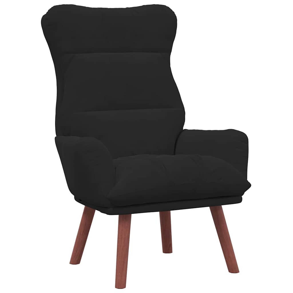 sillón Negro 69 x 74 x 93 cm Terciopelo