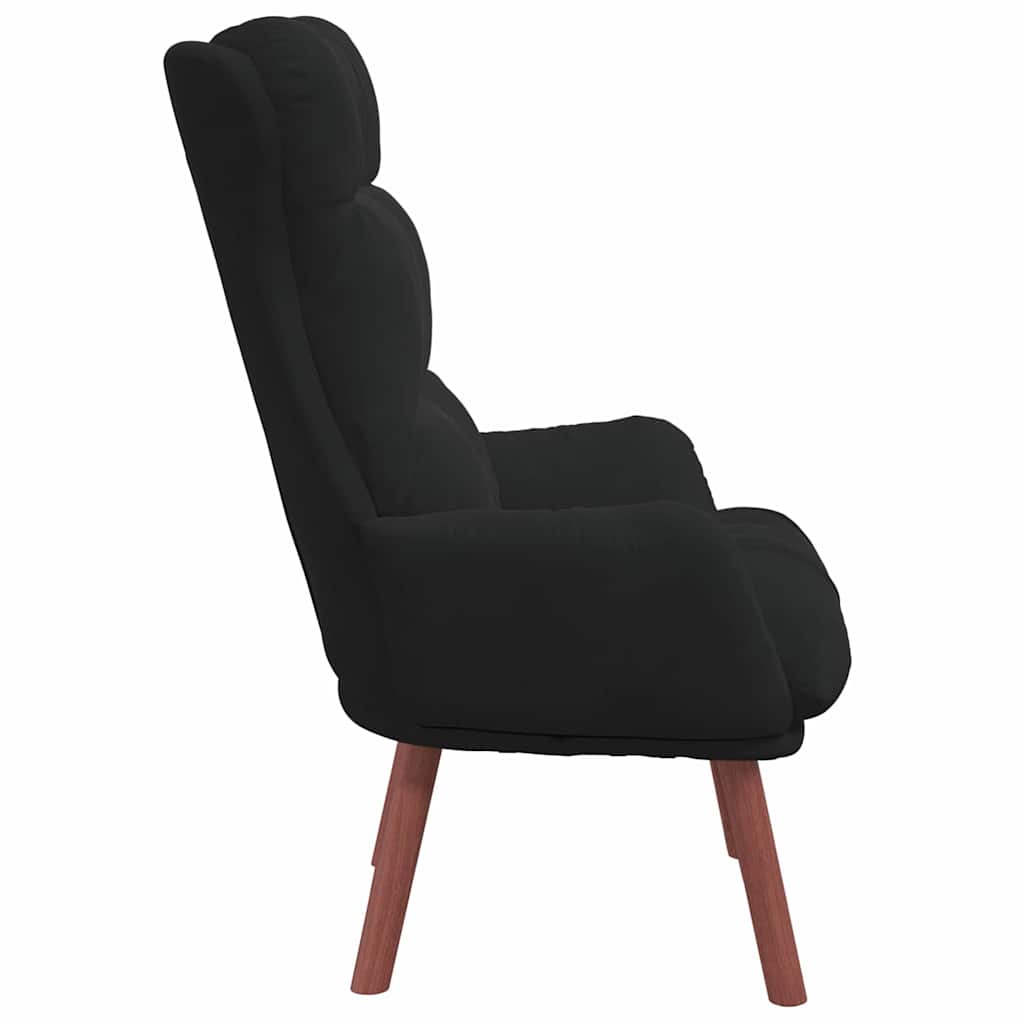 sillón Negro 69 x 74 x 93 cm Terciopelo