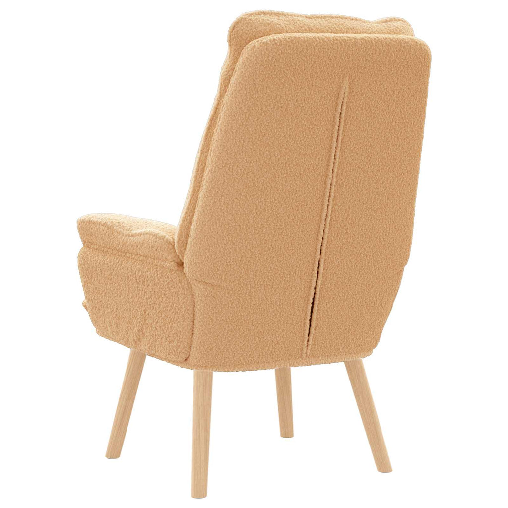 sillón Beige 69 x 74 x 93 cm Tela Sherpa