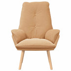 sillón Beige 69 x 74 x 93 cm Tela Sherpa