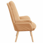 sillón Beige 69 x 74 x 93 cm Tela Sherpa