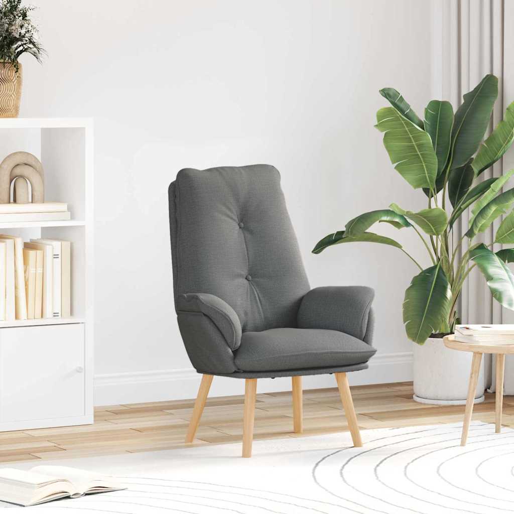 Armchair Cream 69 x 74 x 93 cm Fabric and plywood