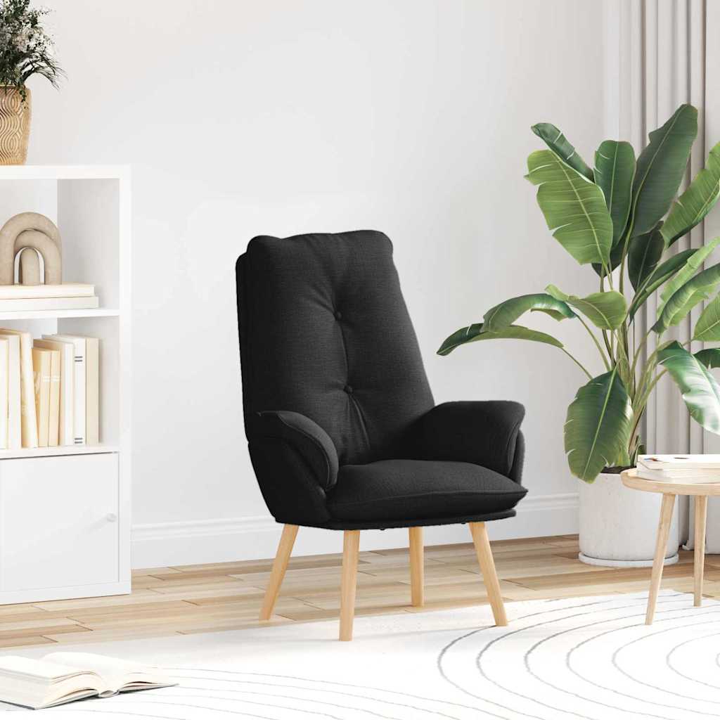 Armchair Cream 69 x 74 x 93 cm Fabric and plywood