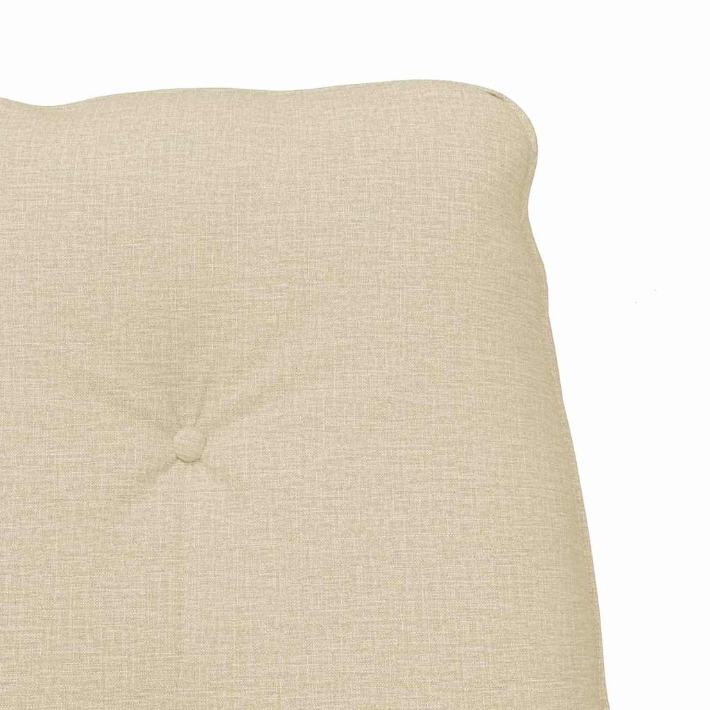 sillón Crema 69 x 74 x 93 cm Tela y contrachapado