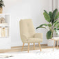 Armchair Cream 69 x 74 x 93 cm Fabric and plywood
