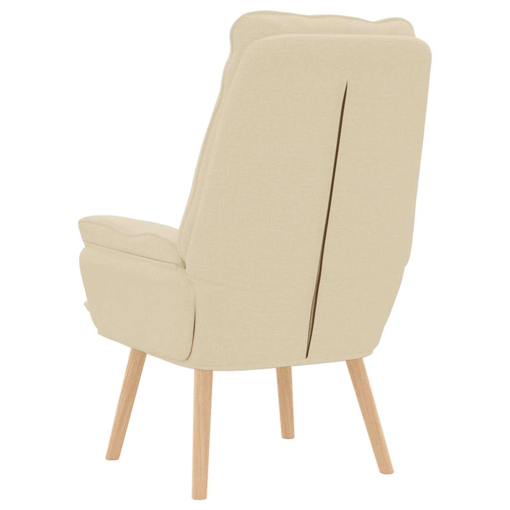 sillón Crema 69 x 74 x 93 cm Tela y contrachapado