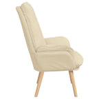 sillón Crema 69 x 74 x 93 cm Tela y contrachapado