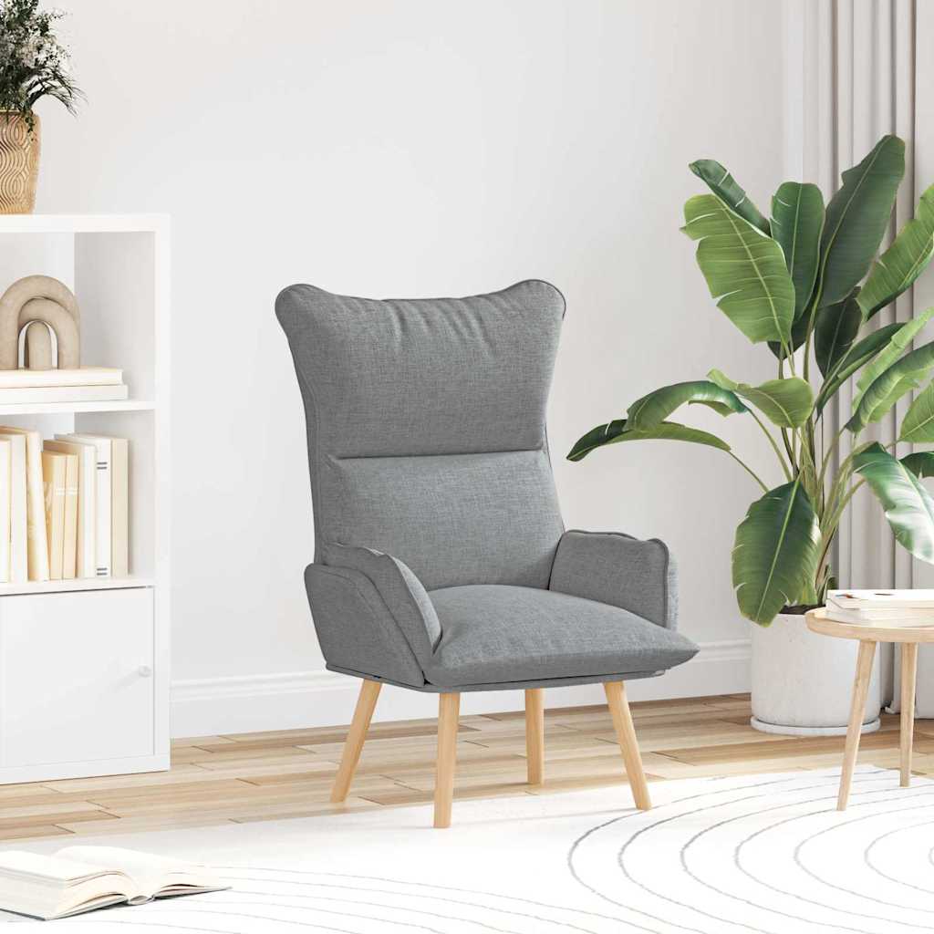 Poltrona Creme 69 x 74 x 93 cm Tecido e contraplacado