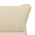 sillón Crema 69 x 74 x 93 cm Tela y contrachapado