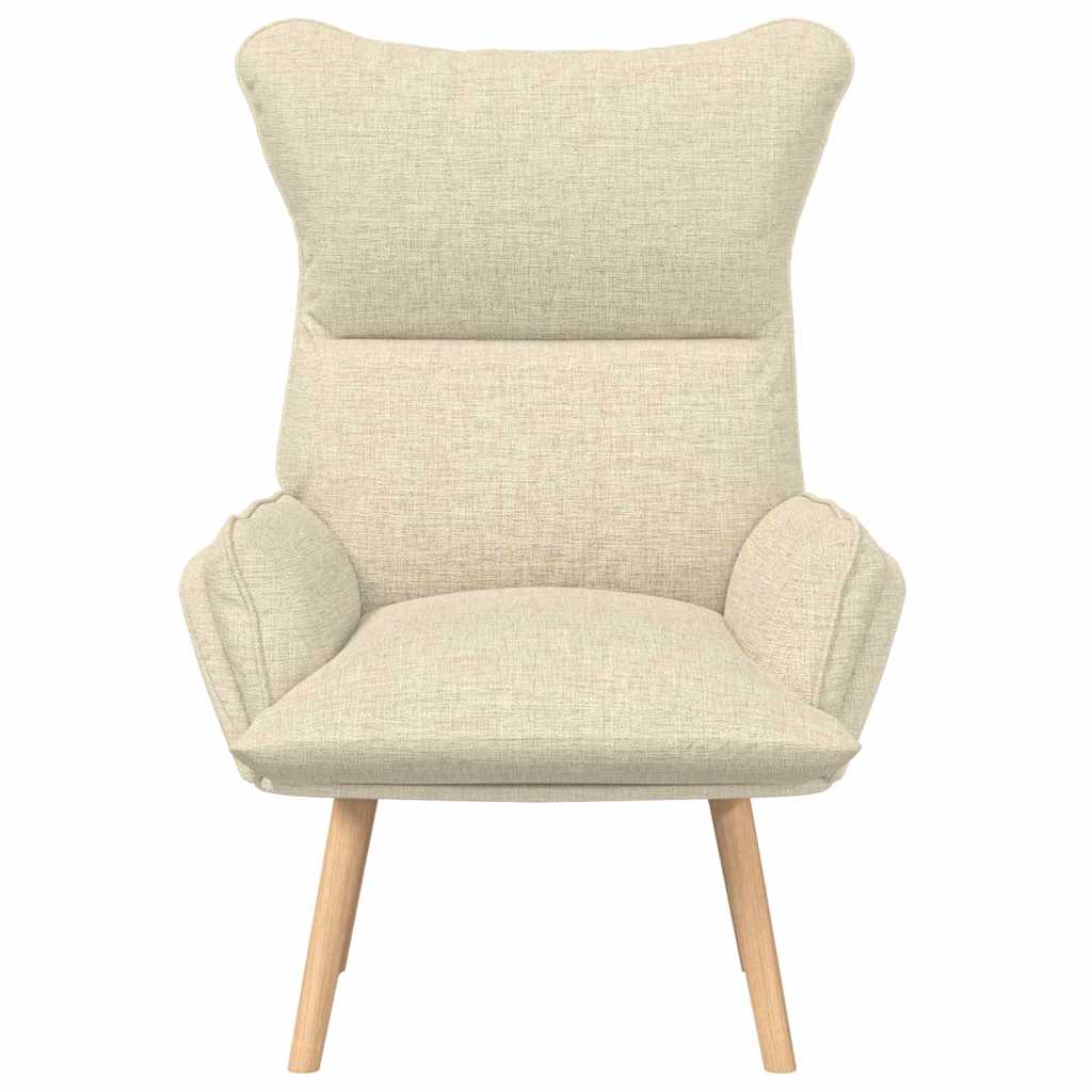 sillón Crema 69 x 74 x 93 cm Tela y contrachapado