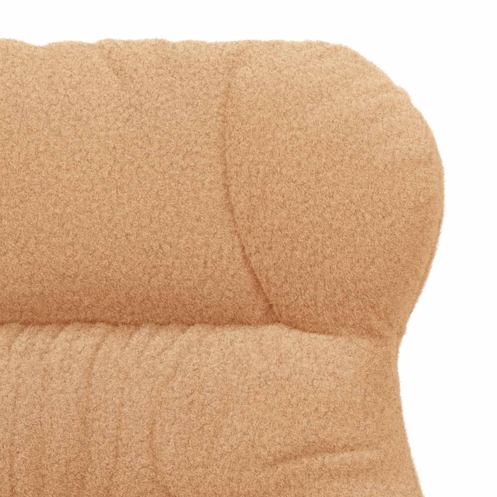 sillón Beige 69 x 74 x 93 cm Tela Sherpa