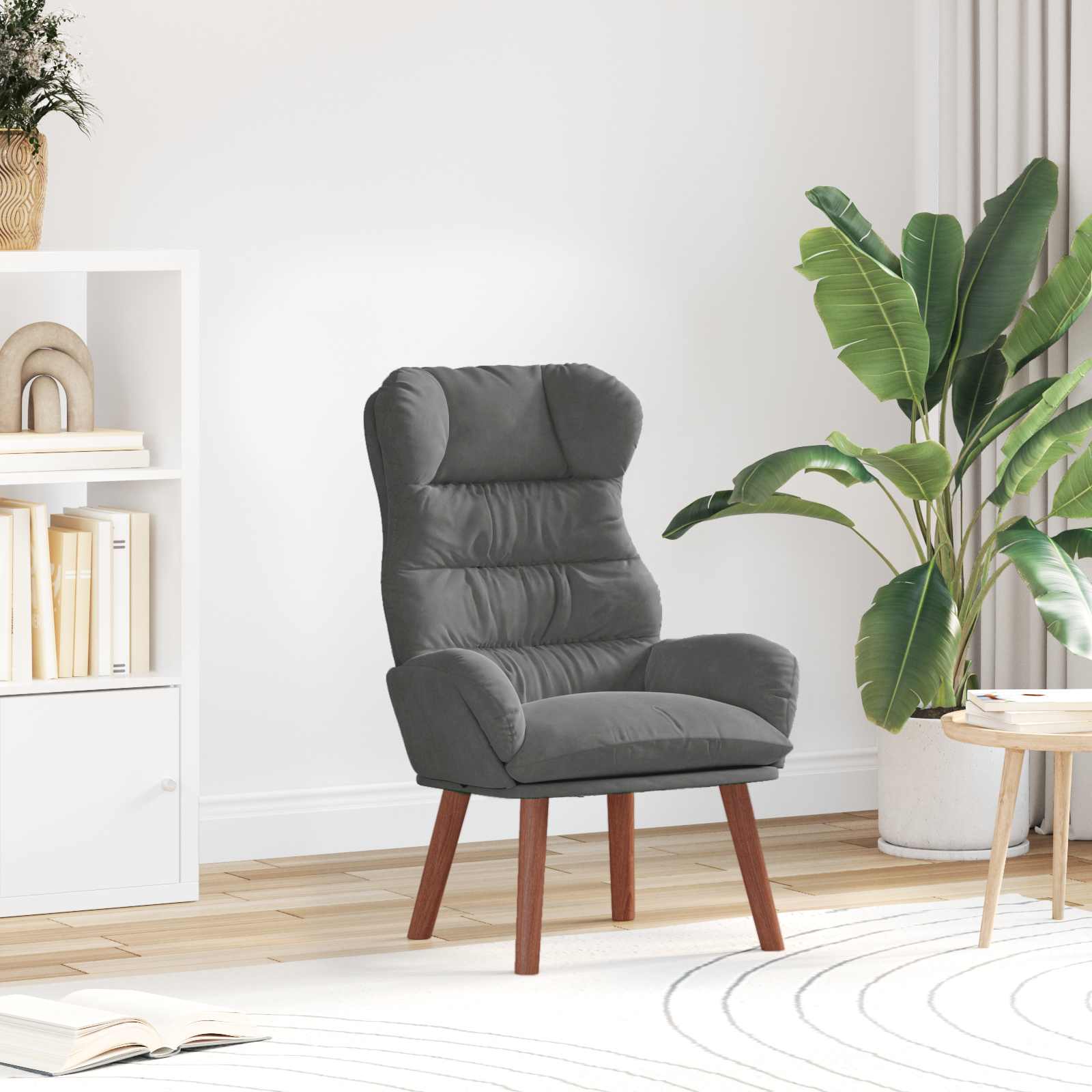 Poltrona Amarela 69 x 74 x 93 cm Veludo