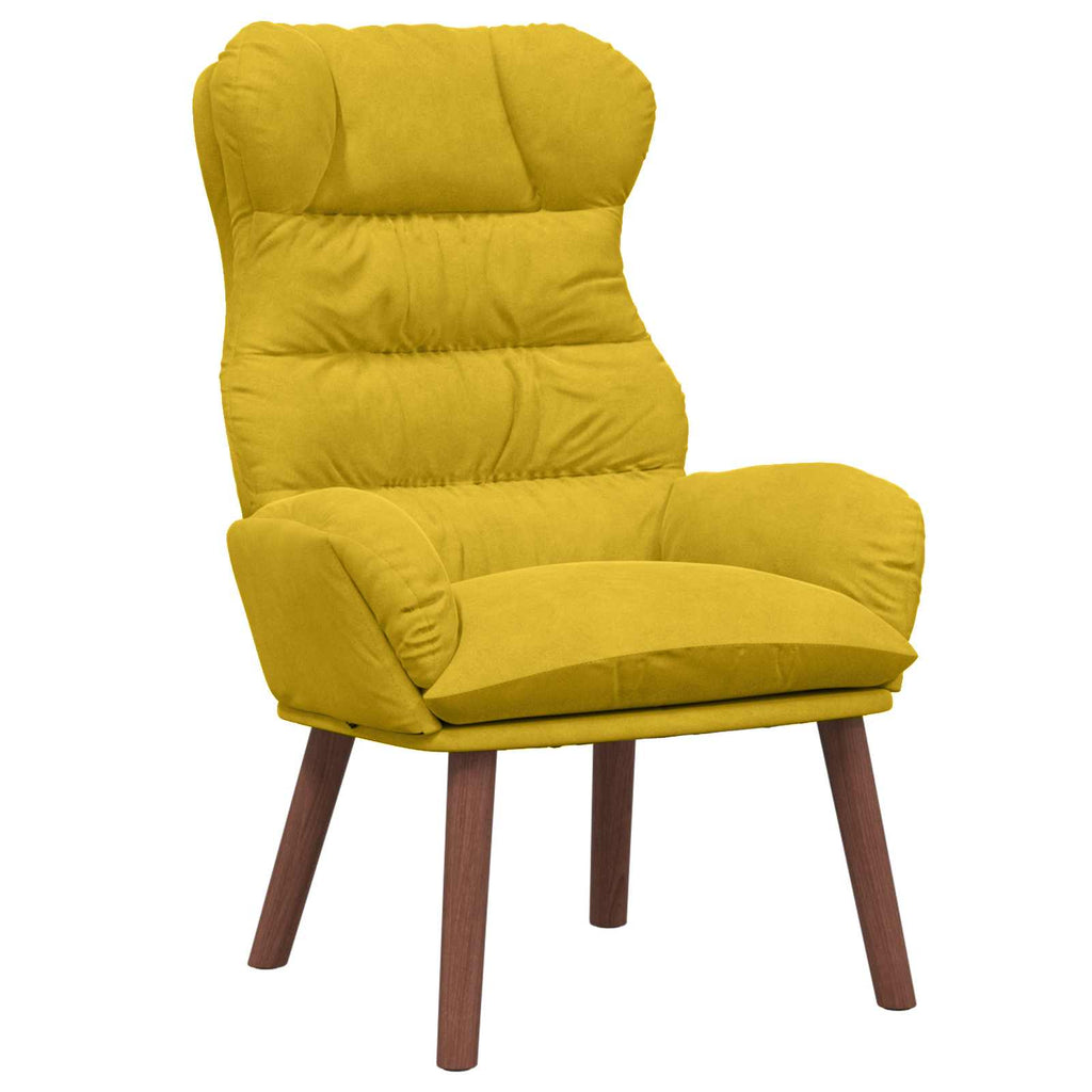 sillón Amarillo 69 x 74 x 93 cm Terciopelo