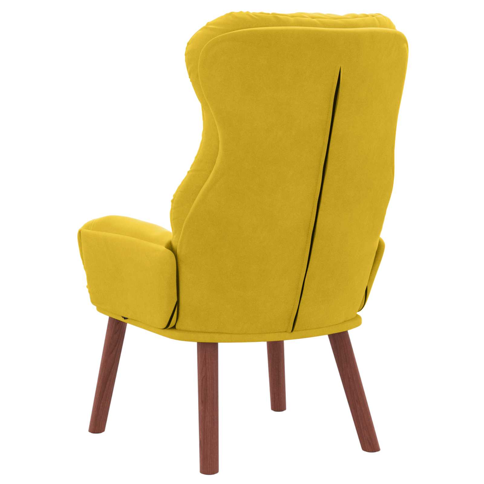 sillón Amarillo 69 x 74 x 93 cm Terciopelo