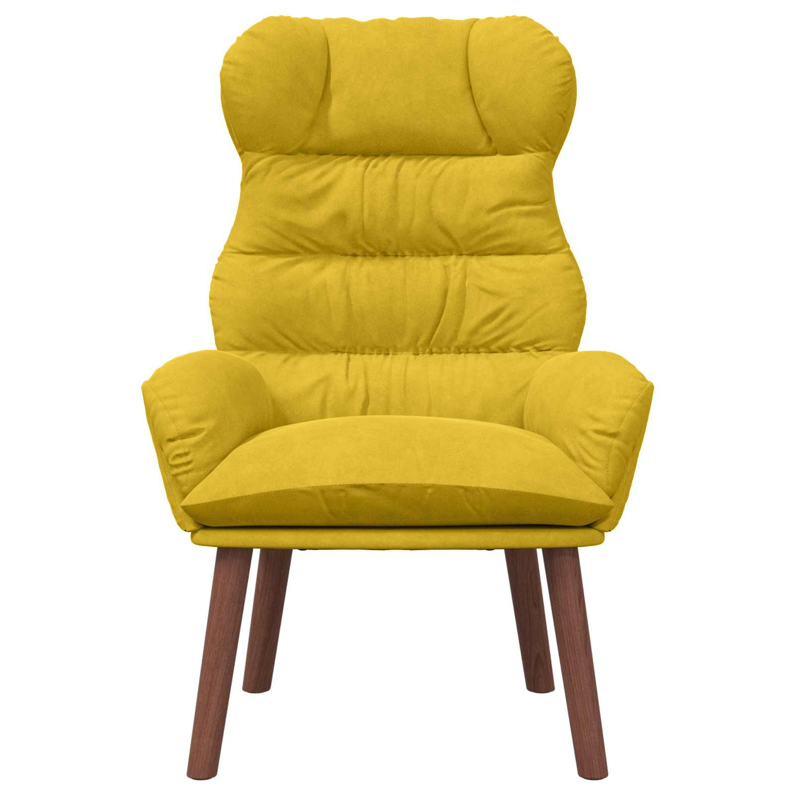 sillón Amarillo 69 x 74 x 93 cm Terciopelo