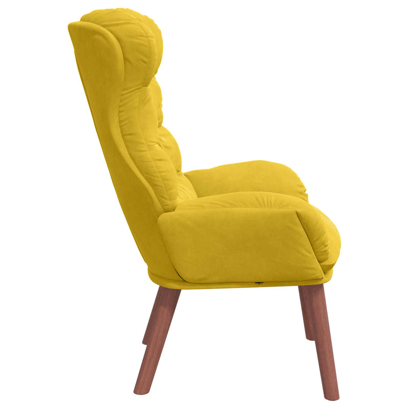 sillón Amarillo 69 x 74 x 93 cm Terciopelo
