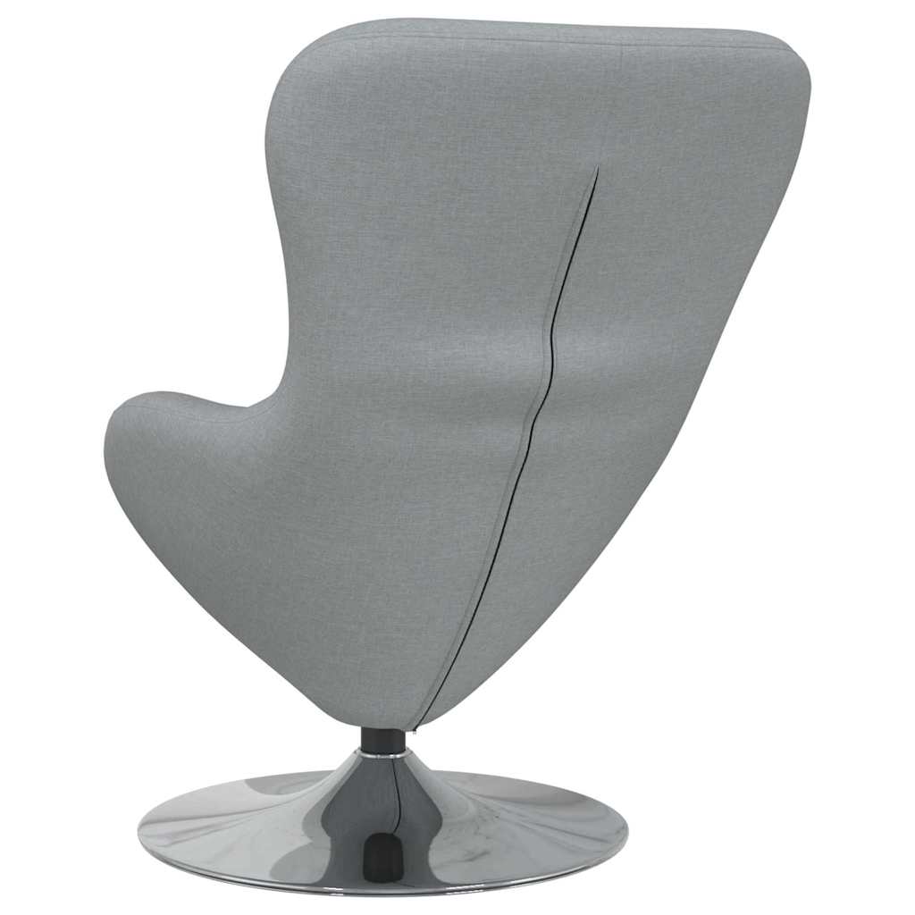 Sillón huevo Gris Claro 63 x 73 x 90 cm tela