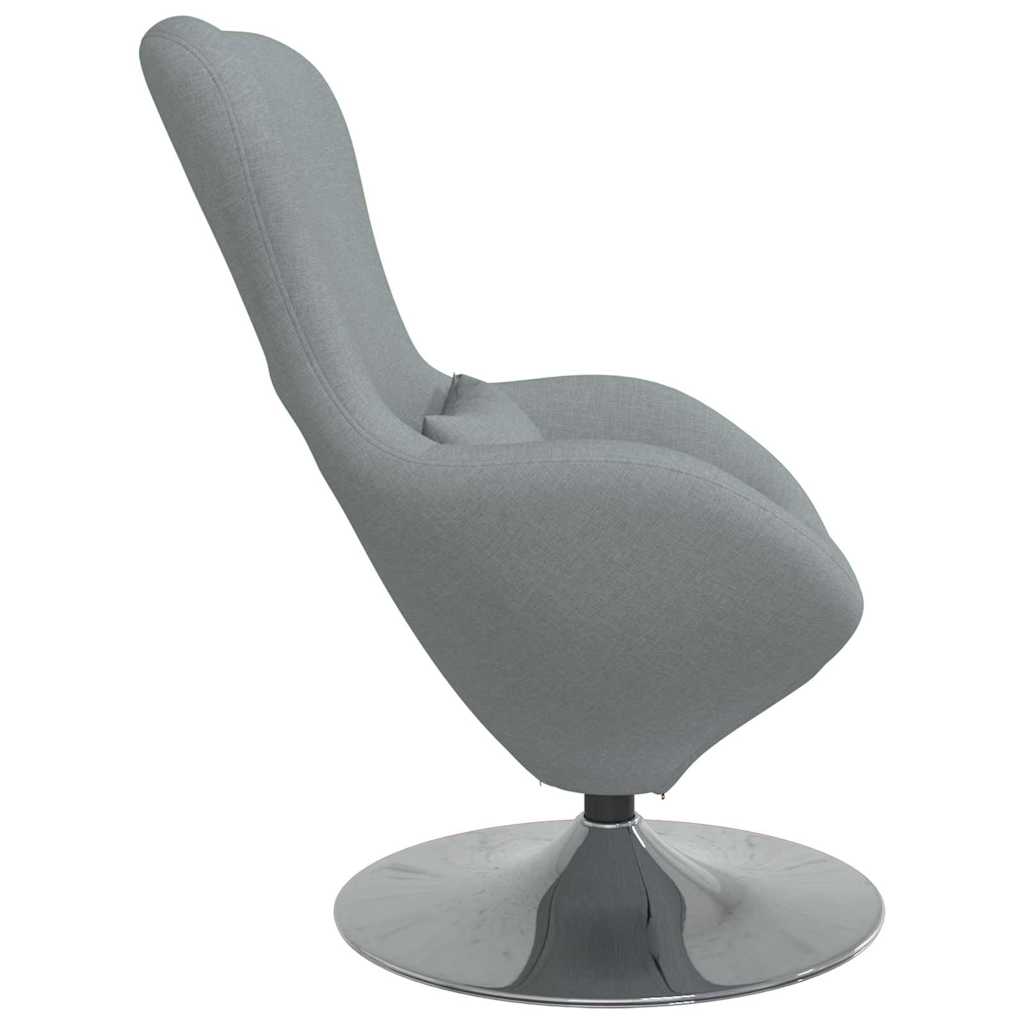 Sillón huevo Gris Claro 63 x 73 x 90 cm tela