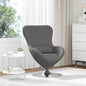 Poltrona ovo cinzenta clara 63 x 73 x 90 cm tecido