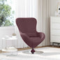 Poltrona ovo cinzenta clara 63 x 73 x 90 cm tecido