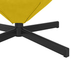 Sillón huevo Amarillo 63 x 73 x 90 cm Terciopelo