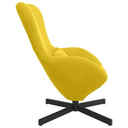 Sillón huevo Amarillo 63 x 73 x 90 cm Terciopelo
