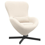 Sillón huevo Crema 63 x 73 x 90 cm tela