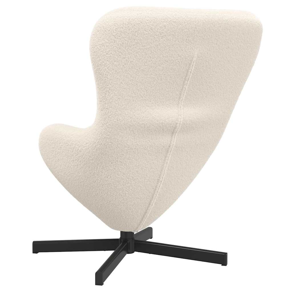 Sillón huevo Crema 63 x 73 x 90 cm tela